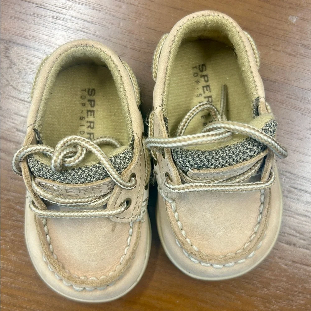 Sperry’s Infant Boat Shoes (Size One Month)